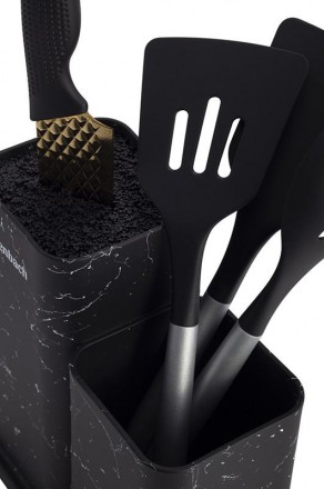 Підставка-колода OFENBACH Black Marble надійно і безпечно збереже леза Ваших кух. . фото 4