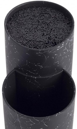 Підставка-колода OFENBACH Black Marble надійно і безпечно збереже леза Ваших кух. . фото 6
