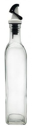 Скляна пляшка для олії або оцту "Bottle" 520мл кришка з дозатором - практичний с. . фото 2