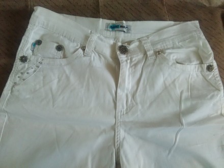 Продам женские белые джинсы, производство Турция. Джинсы в отличном состоянии. Д. . фото 6