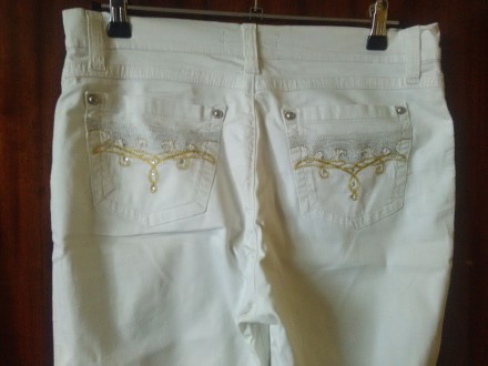Продам женские белые джинсы, производство Турция. Джинсы в отличном состоянии. Д. . фото 5