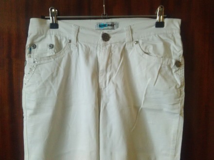 Продам женские белые джинсы, производство Турция. Джинсы в отличном состоянии. Д. . фото 4