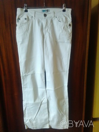 Продам женские белые джинсы, производство Турция. Джинсы в отличном состоянии. Д. . фото 1