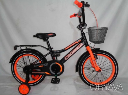 Детский двухколесный велосипед Crosser Rocky 13 оранжевый 12 дюймов
Характеристи. . фото 1