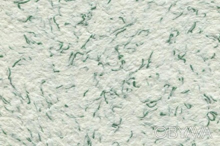 Рідкі шпалери Стиль тип 283 основа целюлозні волокна колір білий, шовк колір зел. . фото 1