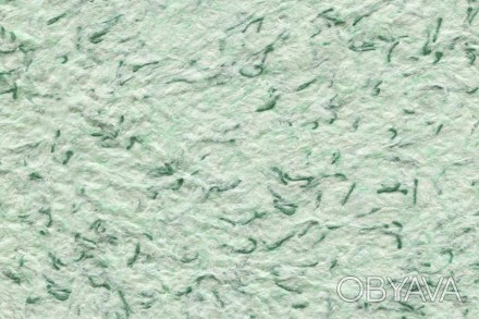 Рідкі шпалери Стиль тип 284 основа целюлозні волокна колір білий, шовк колір зел. . фото 1