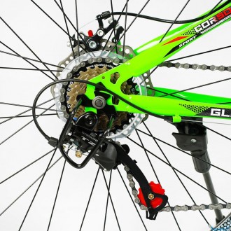 Велосипед горный спортивный «Global» 26" дюймов GL-26639 рама 13", 21 скорость
 . . фото 8