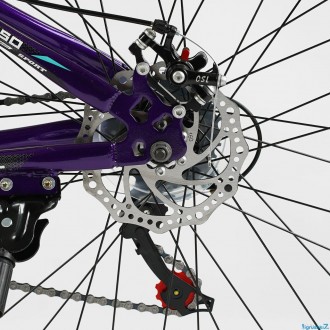 Велосипед горный спортивный «Global» 26" дюймов GL-26577 рама 13", 21 скорость
 . . фото 5