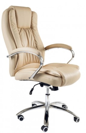 
Кресло офисное TF Кали Lux Хром Anyfix эко-кожа бежевая
Кресло Техфорвард Кали . . фото 2