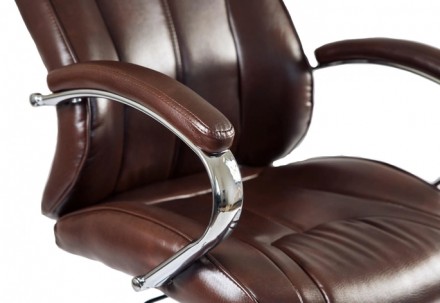 
Кресло руководителя TF Соломон Хром Anyfix эко-кожа коричневая
Кресло Соломон -. . фото 5