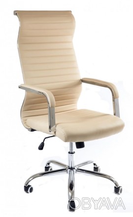 
Кресло офисное TF Селена Хром Tilt эко-кожа Милк
Кресло Техфорвард Барса – бюдж. . фото 1