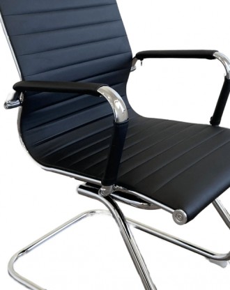 
Кресло офисное Tehforward Слим TF D-Tilt Черное эко-кожа
Кресло Техфорвард Cлим. . фото 4