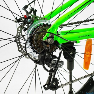 Спортивный велосипед подростковый Corso «Optima» 24" дюйма TM-24326 алюминиевый . . фото 5