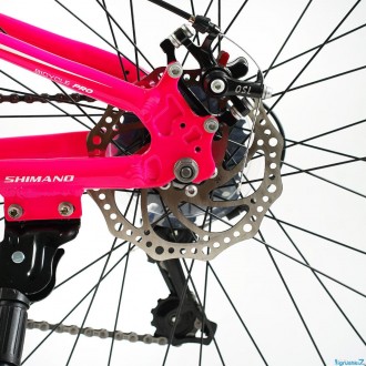 Спортивный велосипед подростковый Corso «Optima» 24" дюйма TM-24501 алюминиевый . . фото 8