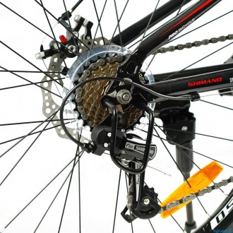 Спортивный велосипед подростковый Corso «Optima» 24" дюйма TM-24100 алюминиевый . . фото 7