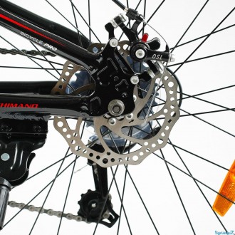 Спортивный велосипед подростковый Corso «Optima» 24" дюйма TM-24100 алюминиевый . . фото 8