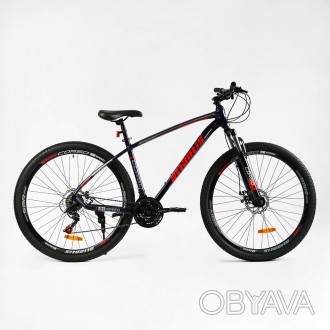 Велосипед спортивный горный алюминиевый 29 дюймов LT-29419 CORSO рама 18" Shiman. . фото 1