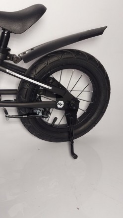 Беговел велобег детский Hammer 12 (BRN)B-2 OBlack Air wheels колеса надувные 12 . . фото 3