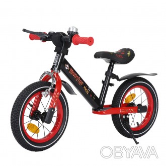 Беговел велобег детский BALANCE TILLY Monster T-212529 надувні колеса 12 дюймов . . фото 1