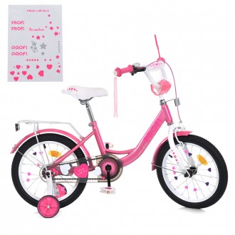 Двухколесный детский велосипед для девочки 14 дюймов PROFI MB 14041
 
Велосипед . . фото 2