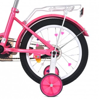 Двухколесный детский велосипед для девочки 14 дюймов PROFI MB 14041-1
 
Велосипе. . фото 7