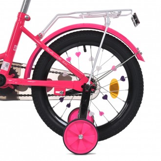 Двухколесный детский велосипед для девочки 14 дюймов PROFI MB 14042
 
Велосипед . . фото 8