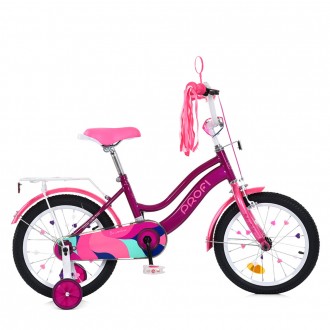 Двухколесный детский велосипед для девочки 14 дюймов PROFI MB 14052-1
 
Велосипе. . фото 6