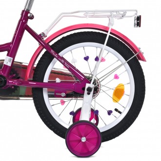 Двухколесный детский велосипед для девочки 14 дюймов PROFI MB 14052-1
 
Велосипе. . фото 7