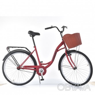 Велосипед женский городской прогулочный 28 дюймов
Основные характеристики:
Разме. . фото 1