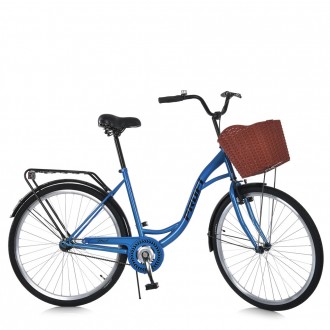 Велосипед женский городской прогулочный 28 дюймов
Основные характеристики:
Разме. . фото 2