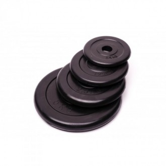 Диск домашній гумовий чорний Fitnessport RCP10-1,25 кг
Диск домашній гумовий чор. . фото 2