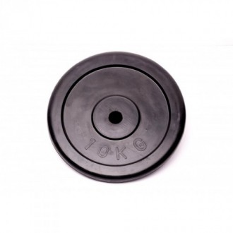 Диск домашній гумовий чорний Fitnessport RCP10-1,25 кг
Диск домашній гумовий чор. . фото 4