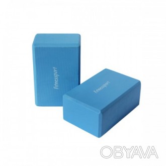 Блок для йоги Fitnessport FT-YGM-004 синій 23см x 15,5см x 8см
Йога блок – корис. . фото 1