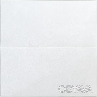 
 Самоклеюча 3D панель білі блоки 700х700х5мм Декоративні 3D панелі на самоклеюч. . фото 1