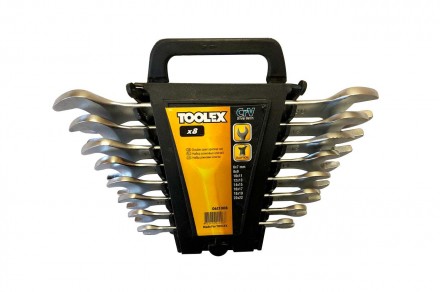 Набор рожковых универсальных ключей Toolex - 8 шт (6-22 мм)
Представляем вам уни. . фото 3