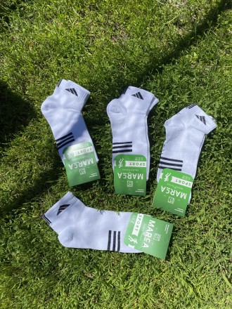Класичні білі шкарпетки Adidas високої якості від Української компанії, відмінно. . фото 3
