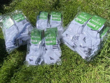 Класичні білі шкарпетки Adidas високої якості від Української компанії, відмінно. . фото 2