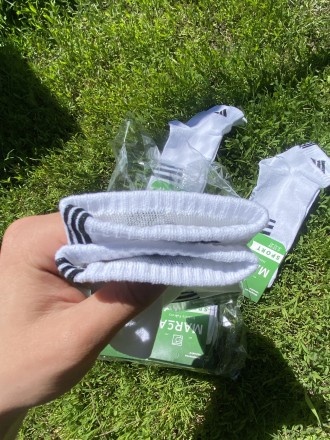 Класичні білі шкарпетки Adidas високої якості від Української компанії, відмінно. . фото 5