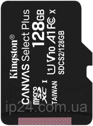 Карту пам'яті microSDXC Kingston Canvas Select Plus 128 GB Class 10 можна викори. . фото 3