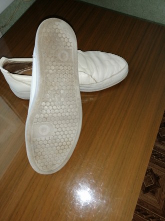 Женские кожаные белые туфли 39 размера, б/у, но в очень хорошем состоянии. Кожа . . фото 4
