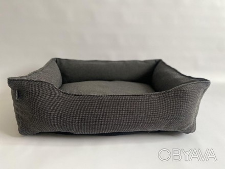 Лежанка изготовлена из мебельной ткани . Ткань практична в использовании, легко . . фото 1