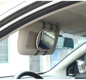 Если на солнцезащитном козырьке вашего автомобиля нет зеркала, то этот аксессуар. . фото 3