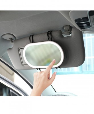 Если на солнцезащитном козырьке вашего автомобиля нет зеркала, то этот аксессуар. . фото 5