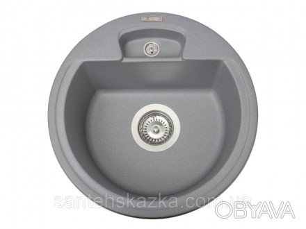 Кухонна мийка VALENCIA gray на 80% складається з кварцевого піску та на 20% з по. . фото 1