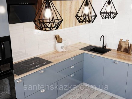 Кухонна мийка BODRUM 650 black на 80% складається з кварцевого піску та на 20% з. . фото 7