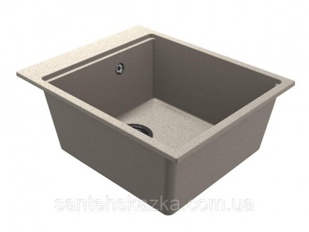 Кухонна мийка LAGOON 420 sand на 80% складається з кварцевого піску та на 20% з . . фото 2