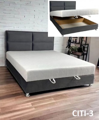 Нове двоспальне ліжко Сіті з вбудованим матрацом, від 10500 грн. (за ширину 1,2 . . фото 3