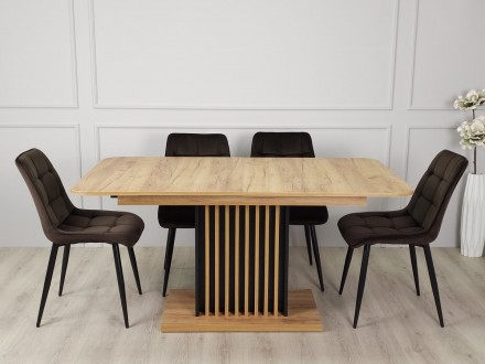 TREND D/C - новий розкладний стіл, розміри:
довжина 160 см, та 210 см в розклад. . фото 2
