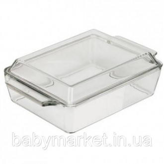 
	Скляна жароміцна форма для запікання з кришкою – ідеальний вибір для вашої кух. . фото 3