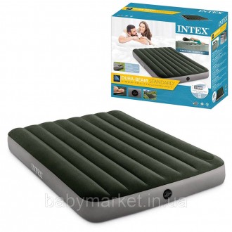 
	Надувний матрац Intex відмінно підійде для відпочинку вдома, на природі або на. . фото 2